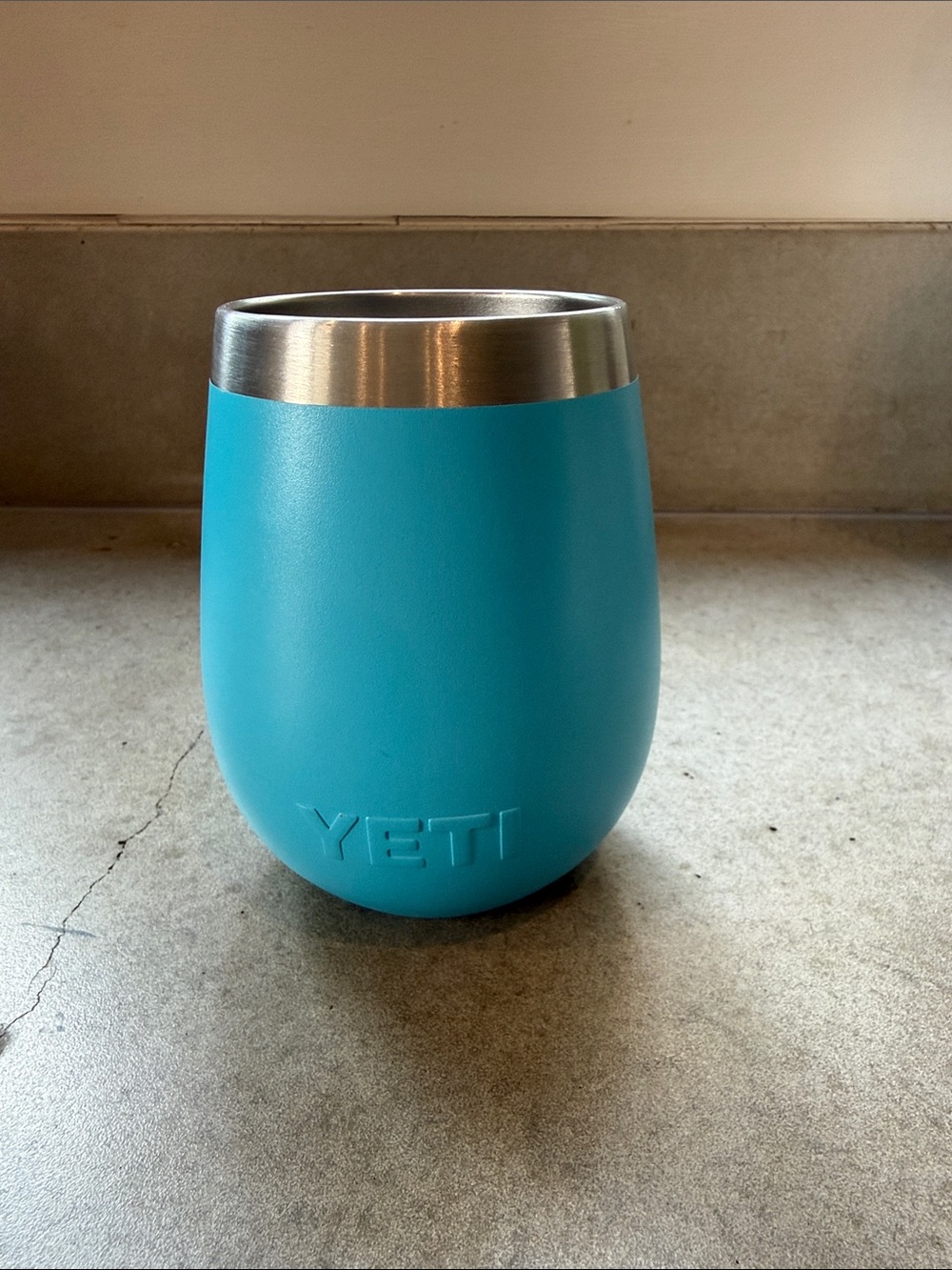 Yeti Turquoise Insulated Stemless Wine Tumbler